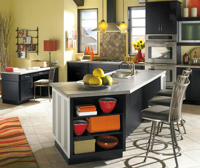 A photo of beautiful interior and design of the kitchen 